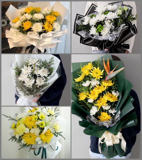 福建莆田荔城区北高镇白事花束代送